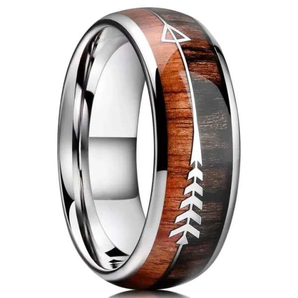 Handmade Natural Wooden Band Ring